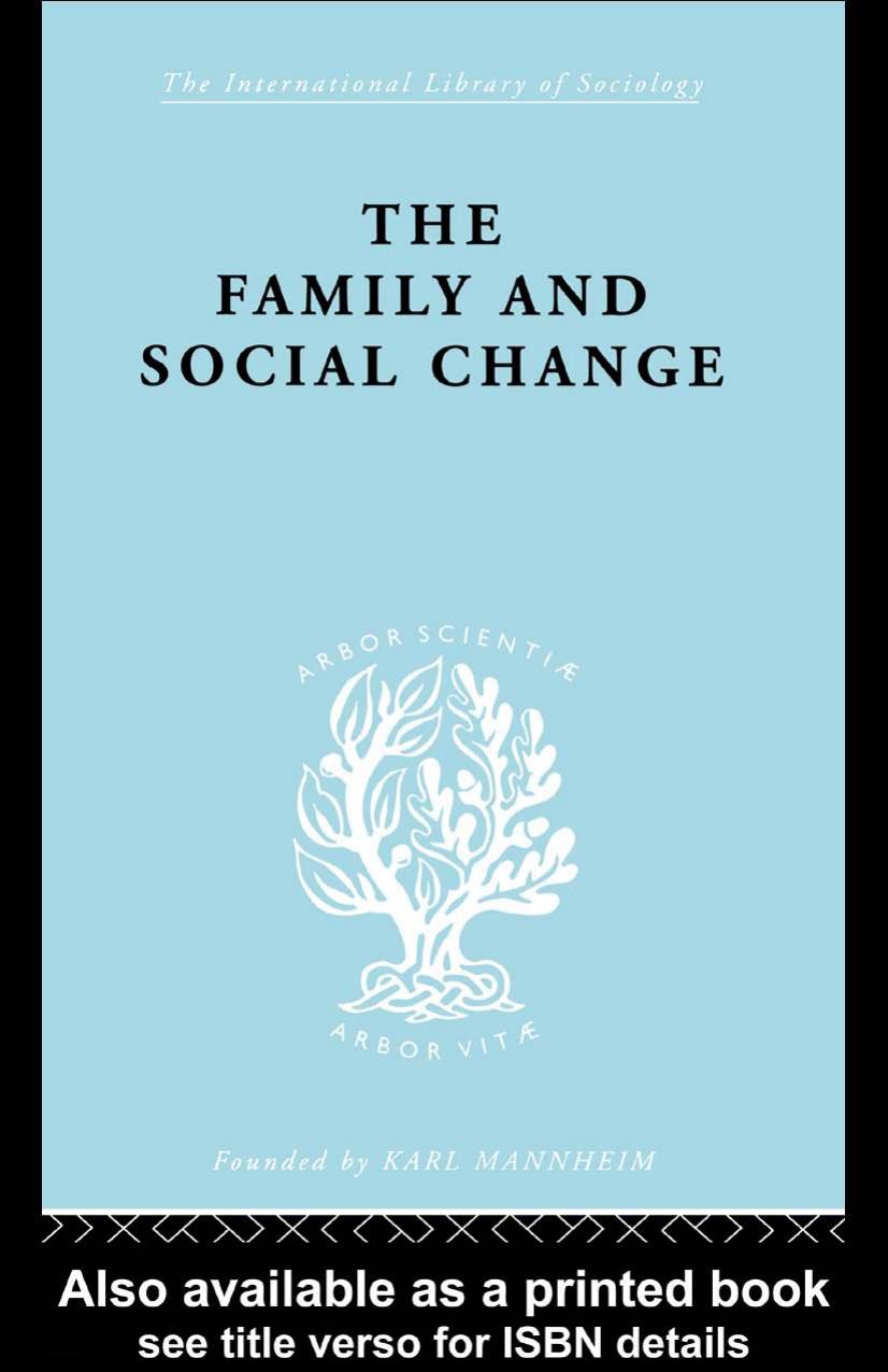 The Sociology of Gender and the Family: Family & Social Change Ils 127 by Colin Rosser Christopher Harris