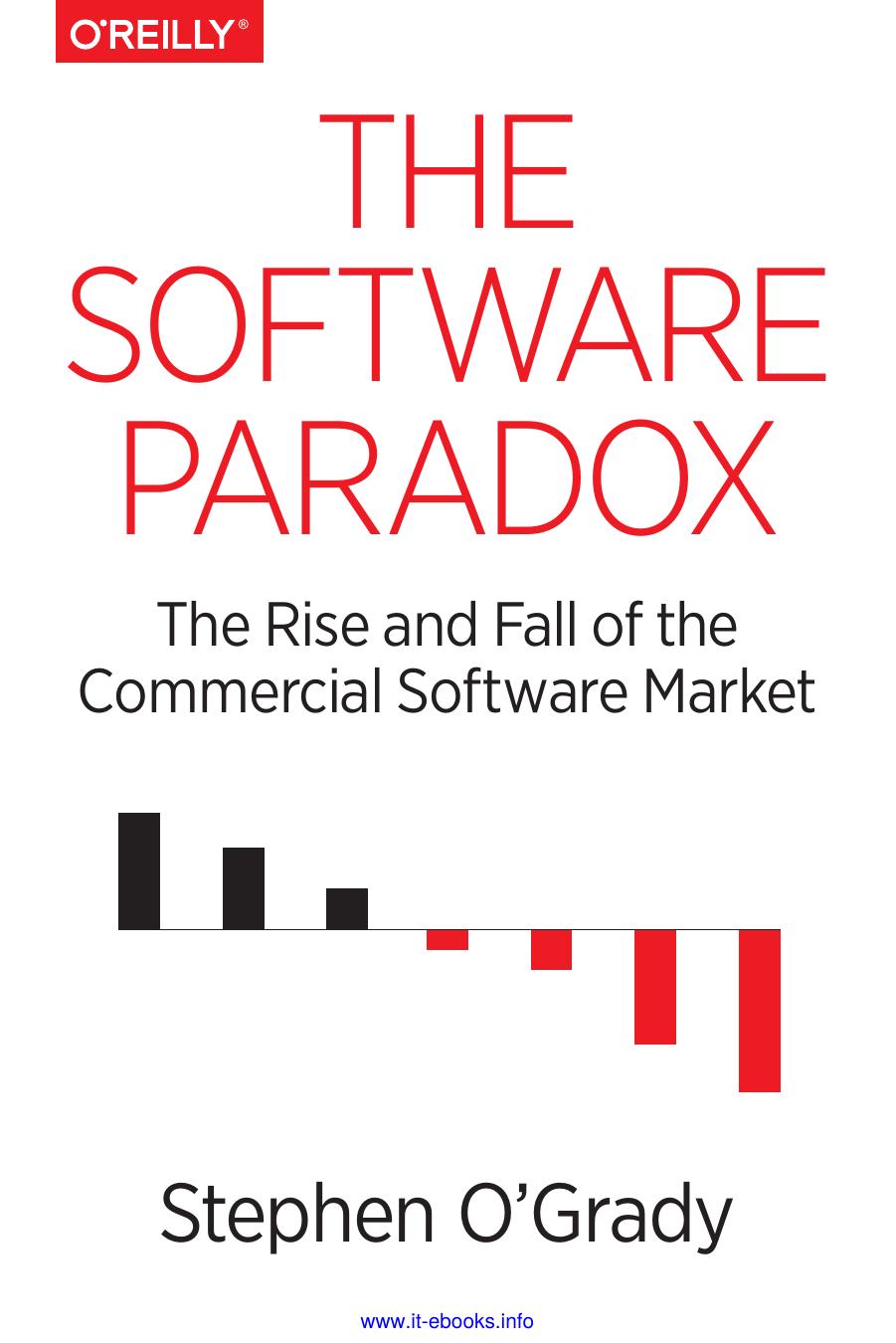 The Software Paradox by Stephen O'Grady