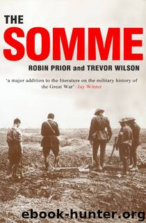 The Somme by Prior Robin. Wilson Trevor