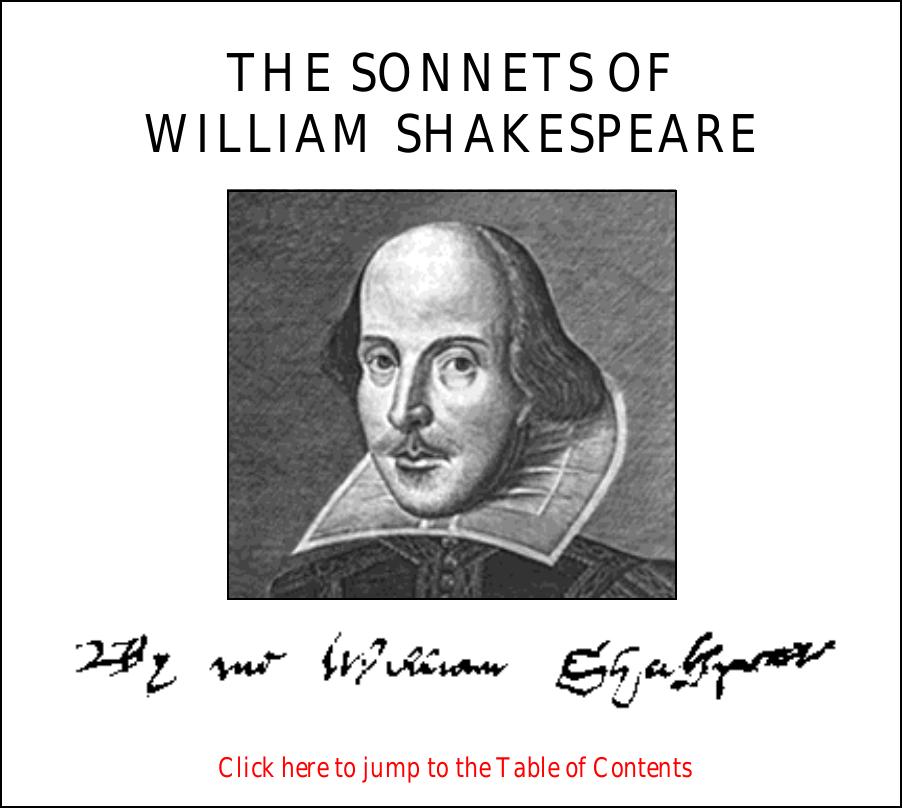 The Sonnets by William Shakespeare