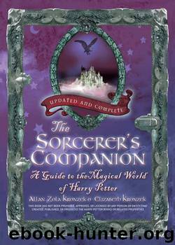 The Sorcerer's Companion: A Guide to the Magical World of Harry Potter, Third Edition by Allan Zola Kronzek & Elizabeth Kronzek