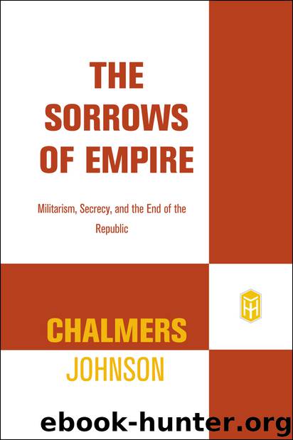 The Sorrows of Empire by Chalmers Johnson