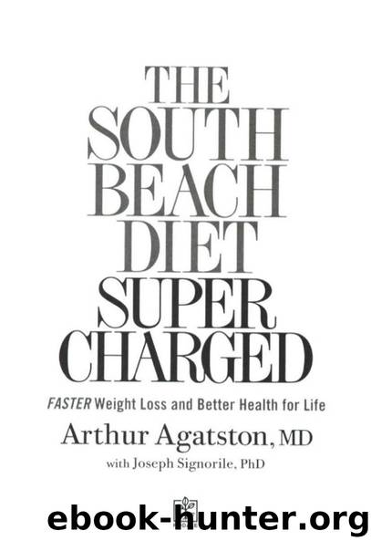 The South Beach Diet Super Charged by Signorile PhD Joseph