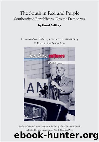 The South in Red and Purple: Southernized Republicans, Diverse Democrats by J. Ferrel Guillory