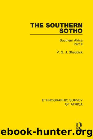 The Southern Sotho by V. G. J. Sheddick