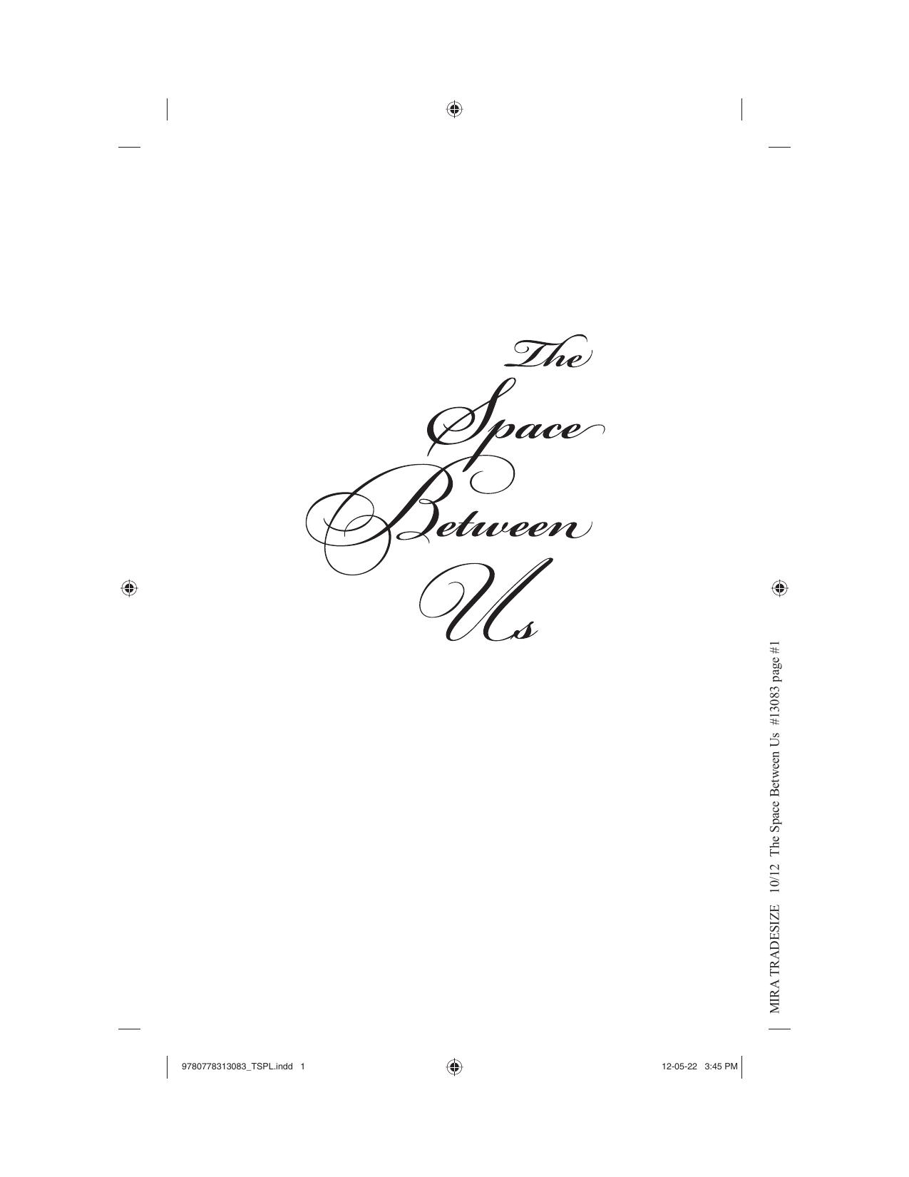 The Space Between Us by Megan Hart