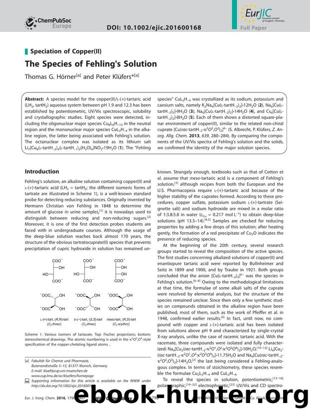 The Species of Fehling's Solution by Unknown