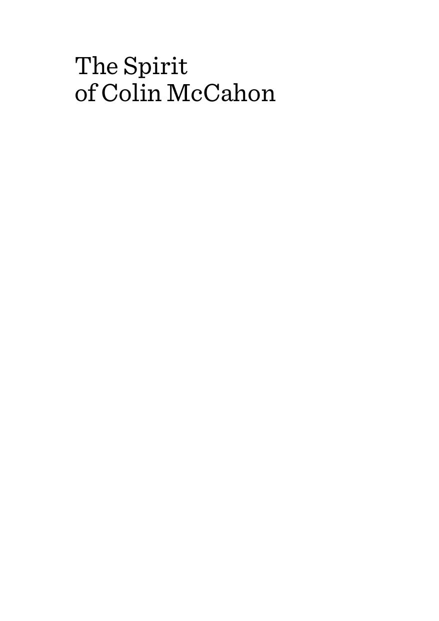 The Spirit of Colin McCahon by Zoe Alderton