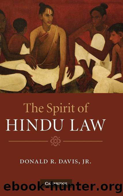 The Spirit of Hindu Law by Donald R. Davis