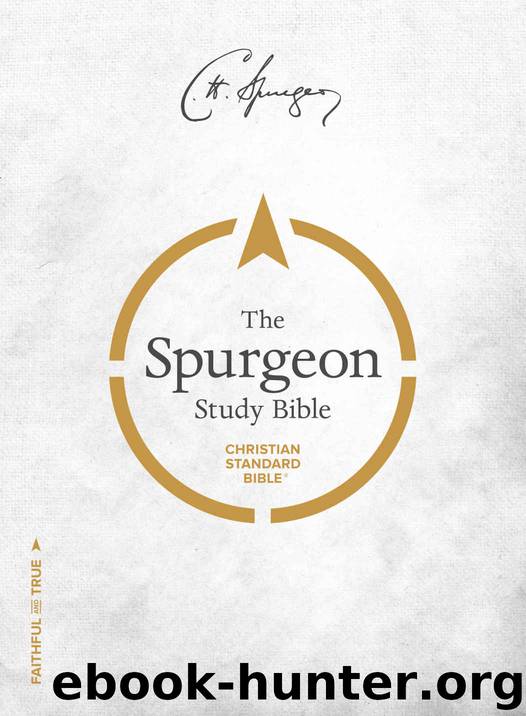 The Spurgeon Study Bible by CSB Bibles by Holman & Begg Alistair