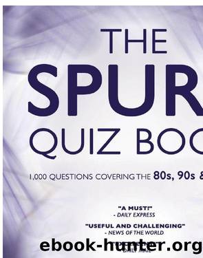 The Spurs Quiz Book by Chris Cowlin