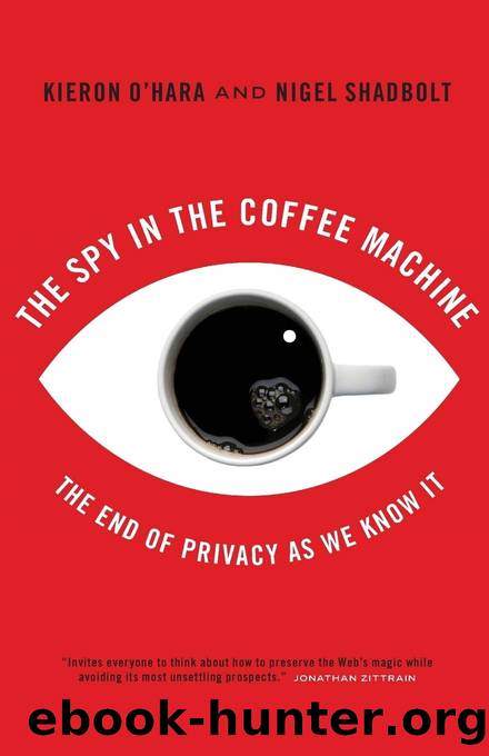 The Spy in the Coffee Machine: The End of Privacy as We Know It by Kieron O'Hara & Nigel Shadbolt