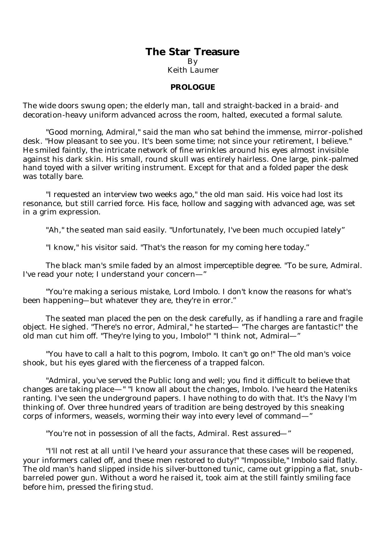 The Star Treasure by Keith Laumer