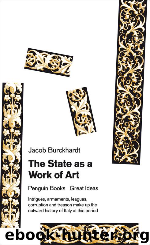 The State as a Work of Art by Jacob Burckhardt