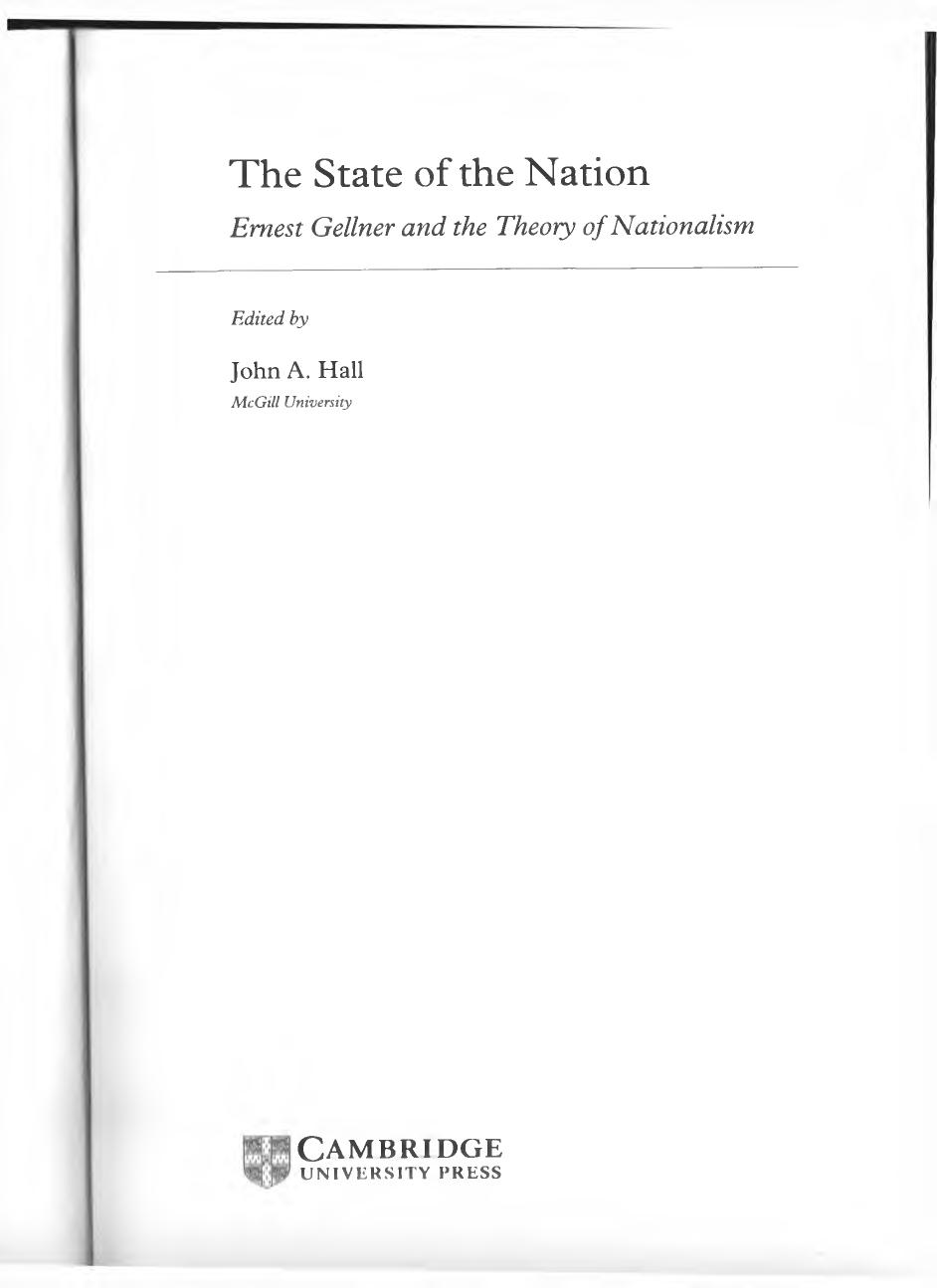 The State of the Nation by John Hall