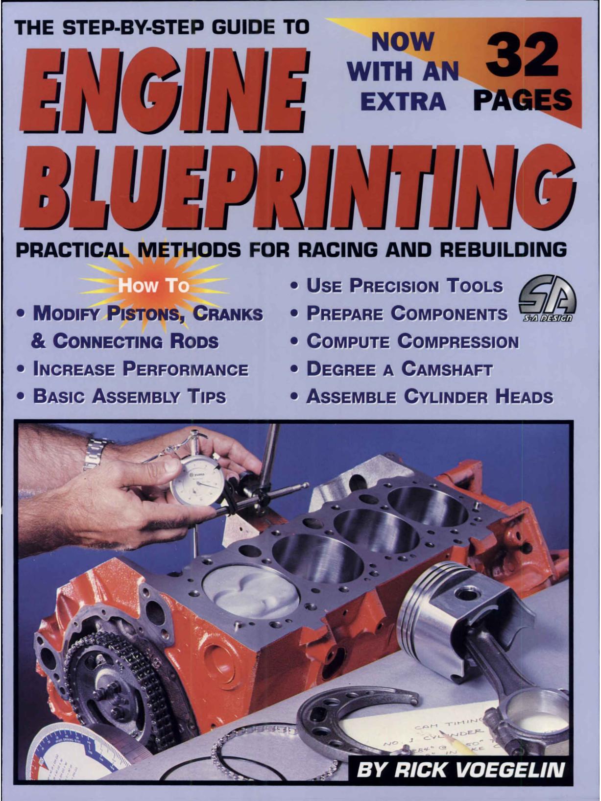 The Step-By-Step Guide to Engine Blueprinting by Rick Voegelin