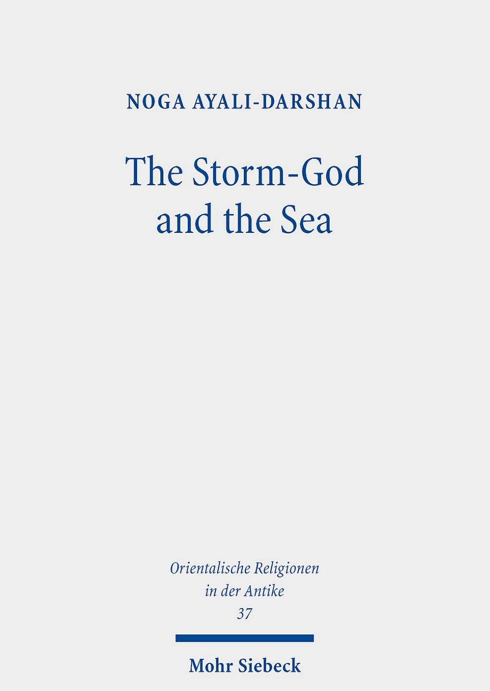 The Storm-God and the Sea by Noga Ayali-Darshan