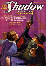 The Strange Disappearance of Joe Cardona by Maxwell Grant & Walter Gibson