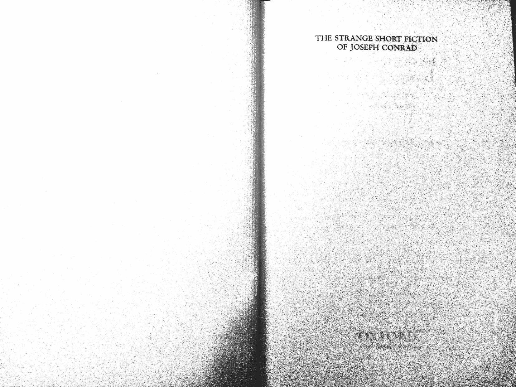 The Strange Short Fiction of Joseph Conrad - Writing, Culture, and Subjectivity by Daphna Erdinast-Vulcan