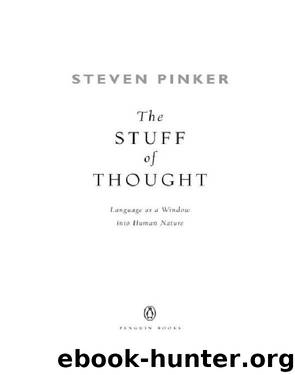 The Stuff of Thought by Steven Pinker