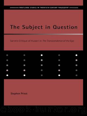 The Subject in Question by Priest Stephen;