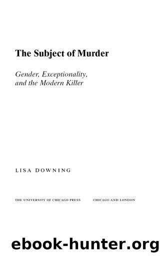 The Subject of Murder by Lisa Downing