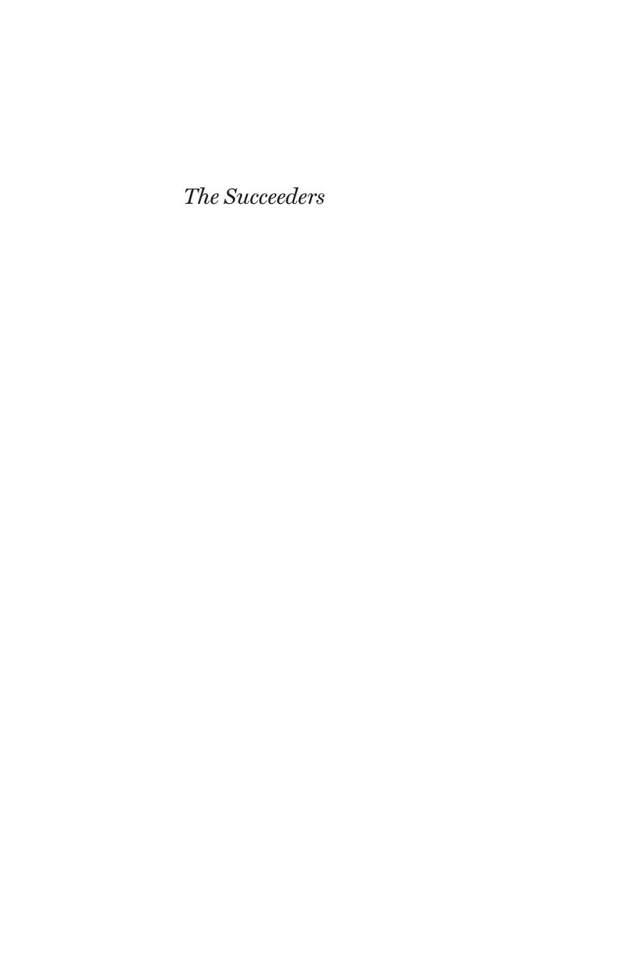 The Succeeders: How Immigrant Youth Are Transforming What It Means to Belong in America by Andrea Flores