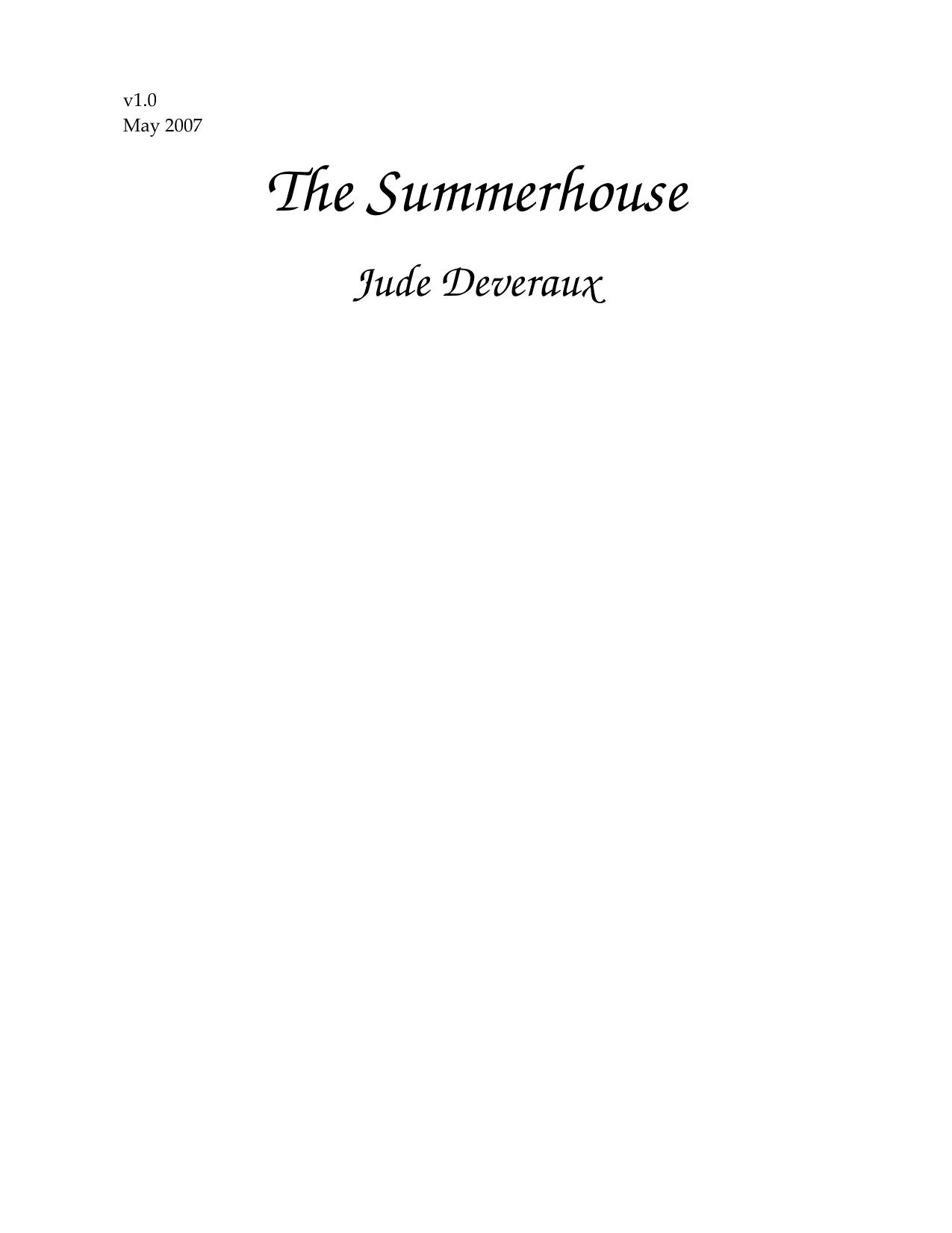 The Summerhouse by Jude Deveraux