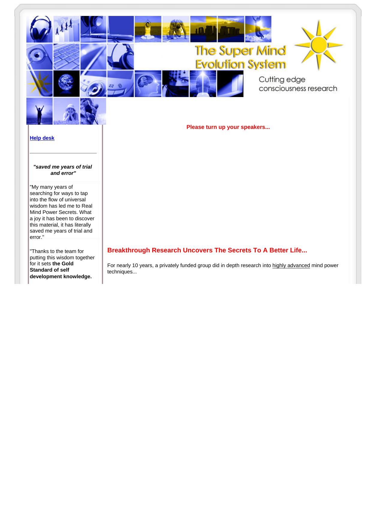 The Super Mind Evolution System. by Best of Kuszter's Collection