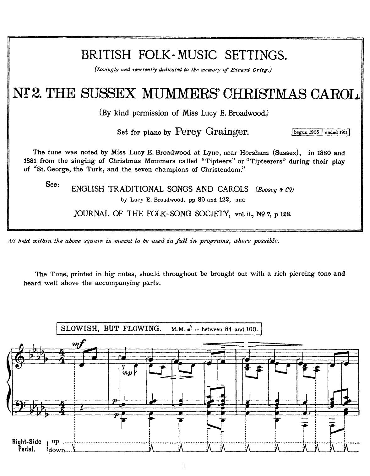 The Sussex Mummers' Christmas Carol by P D Verlag 2005