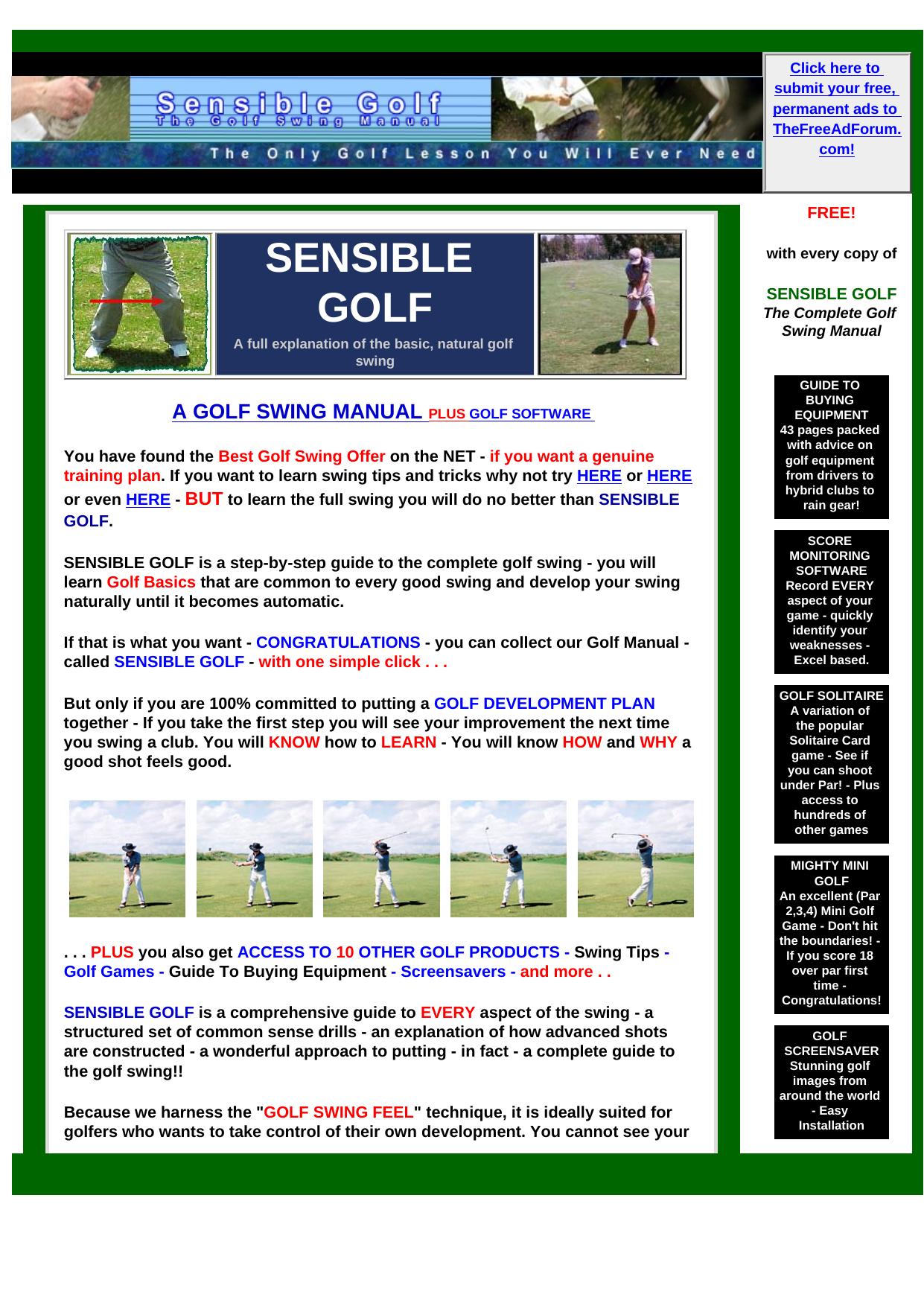 The Swing Feel Golf Method. by Best of Kuszter's Collection