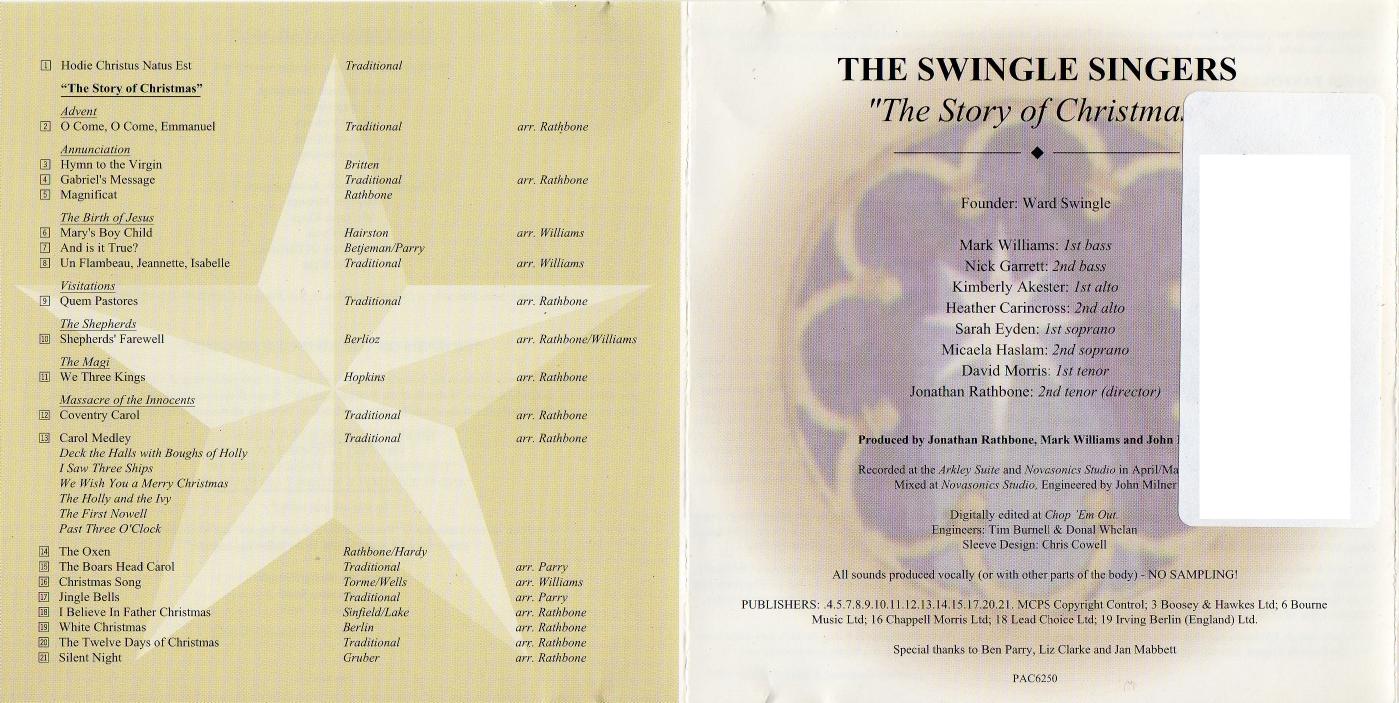 The Swingle Singers - The Story Of Christmas by Liner Notes