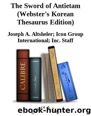 The Sword of Antietam (Webster's Korean Thesaurus Edition) by unknow