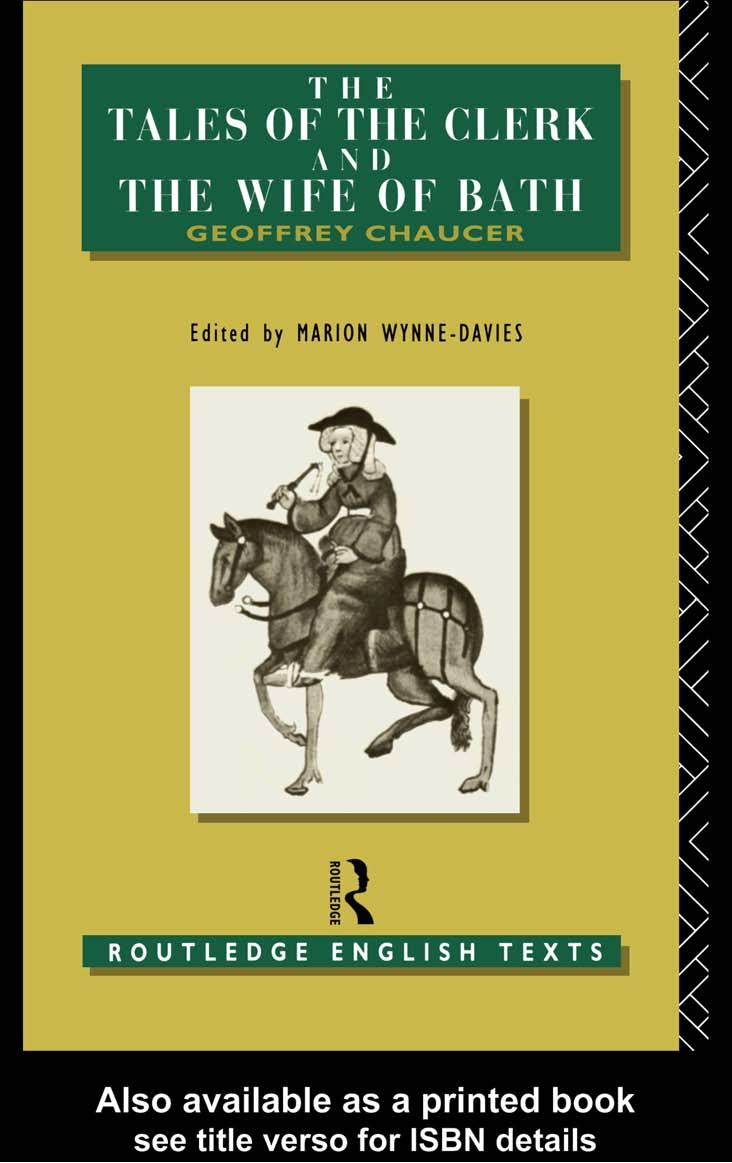 The Tales of The Clerk and The Wife of Bath (Curriculum Policy and Research Series) by Geoffre Chaucer