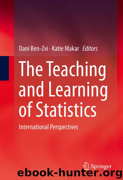 The Teaching and Learning of Statistics by Dani Ben-Zvi & Katie Makar
