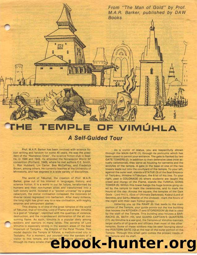 The Temple of VimÃºhla A Self-Guided Tour by Unknown