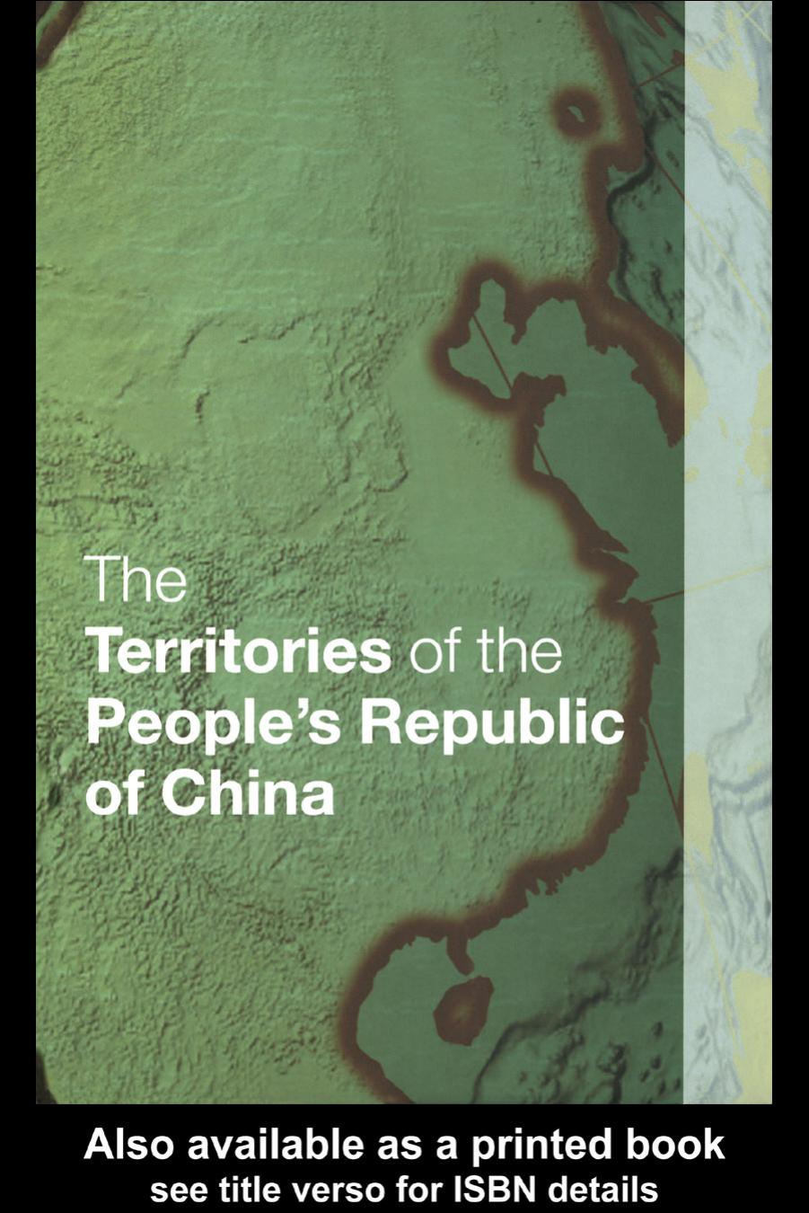 The Territories of the People's Republic of China by Tara Boland-Crewe David Lea Europa Publications Limited