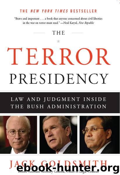 The Terror Presidency by Jack Goldsmith