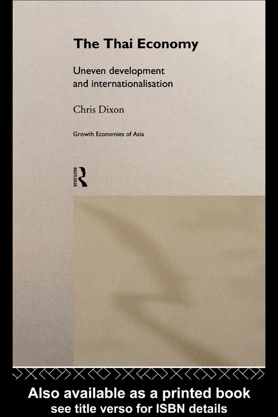 The Thai Economy (Growth Economies of Asia Series.) by Chris Dixon