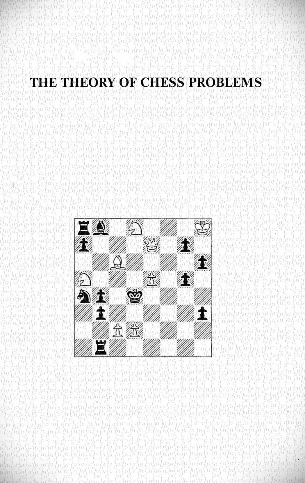 The Theory of Chess Problems by Pospisil 1887 by Beasley John