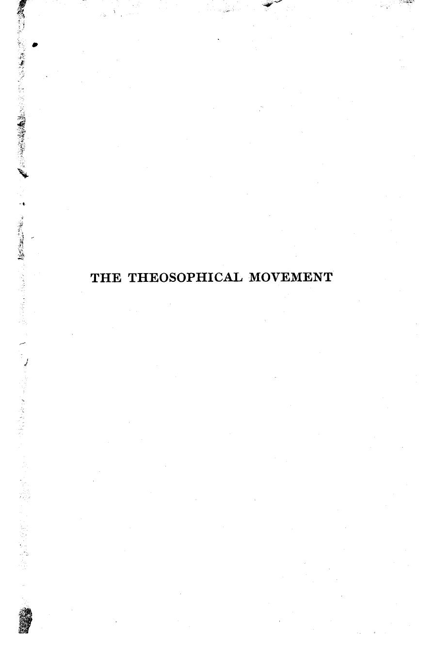 The Theosophical Movement-1875-1925-Theosophy Magazine Articles-737pgs-SOC by Unknown
