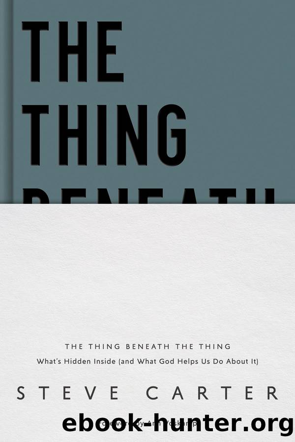 The Thing Beneath the Thing by Steve Carter