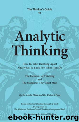The Thinker’s Guide to Analytic Thinking by Linda Elder & Richard Paul
