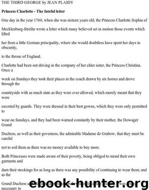 The Third George by Jean Plaidy