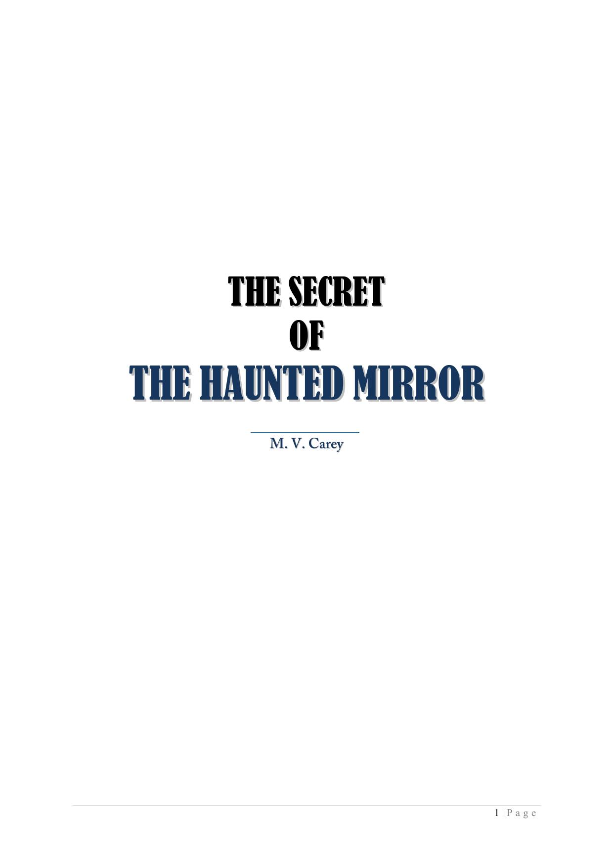 The Three Investigators 21 by The Secret of the Haunted Mirror