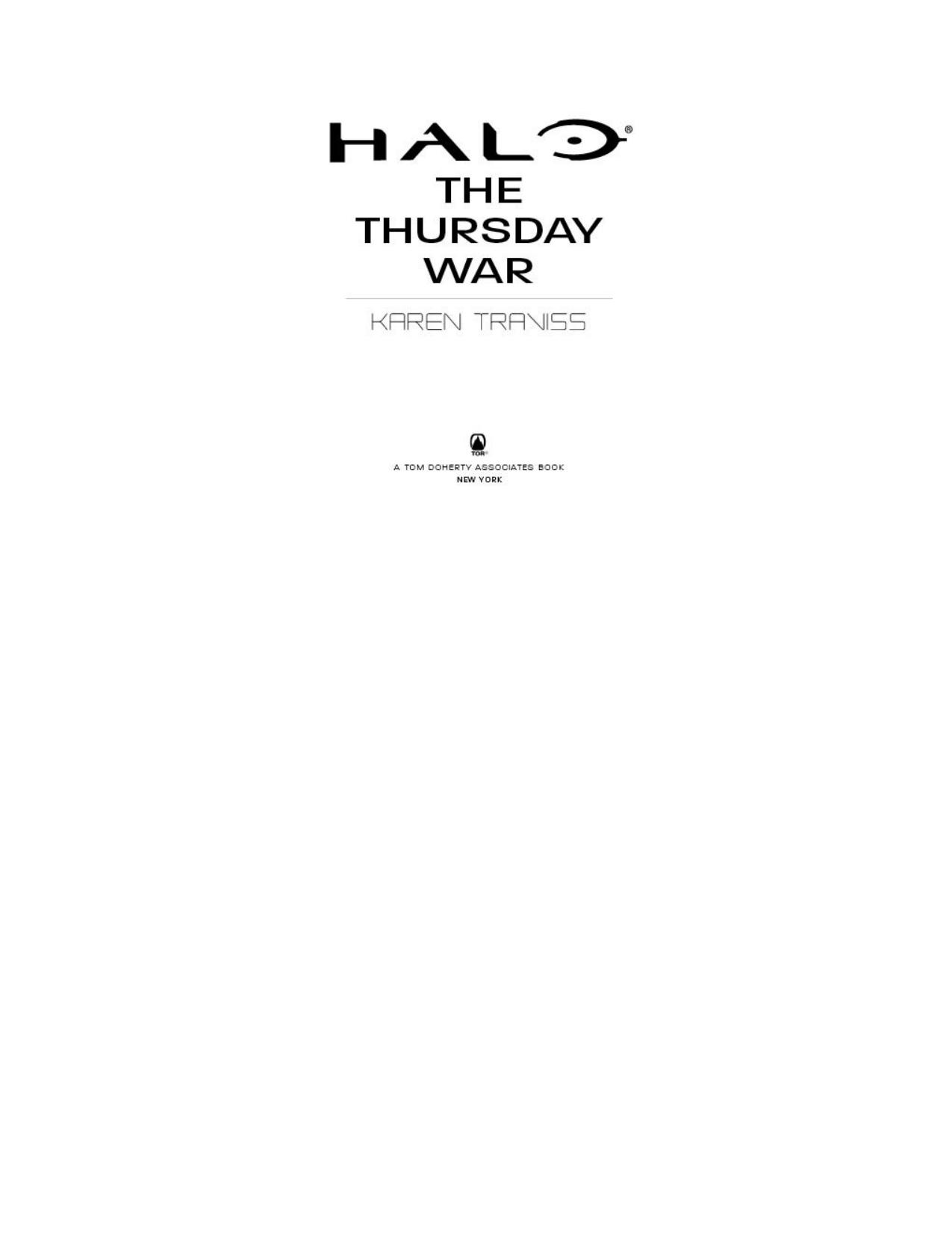 The Thursday War by Karen Traviss