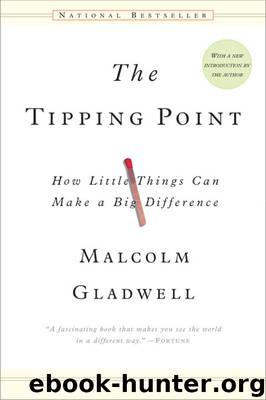The Tipping Point: How Little Things Can Make a Big Difference by Gladwell Malcolm