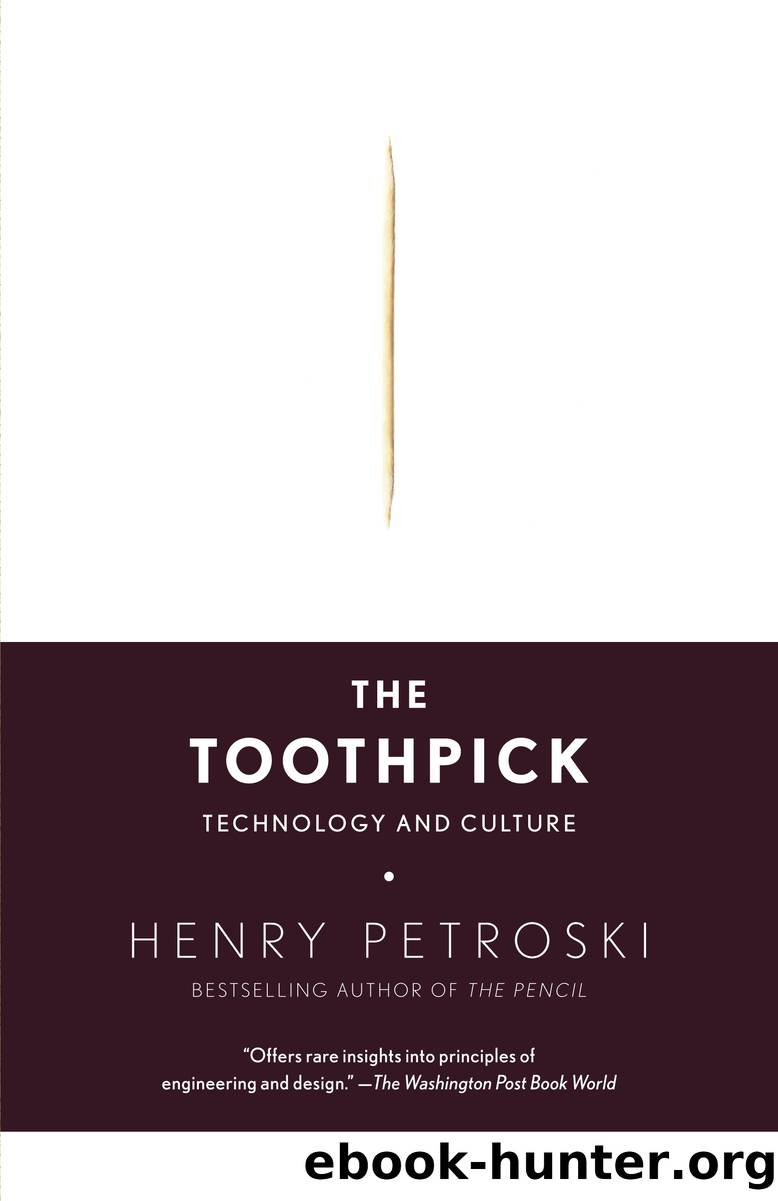 The Toothpick by Henry Petroski