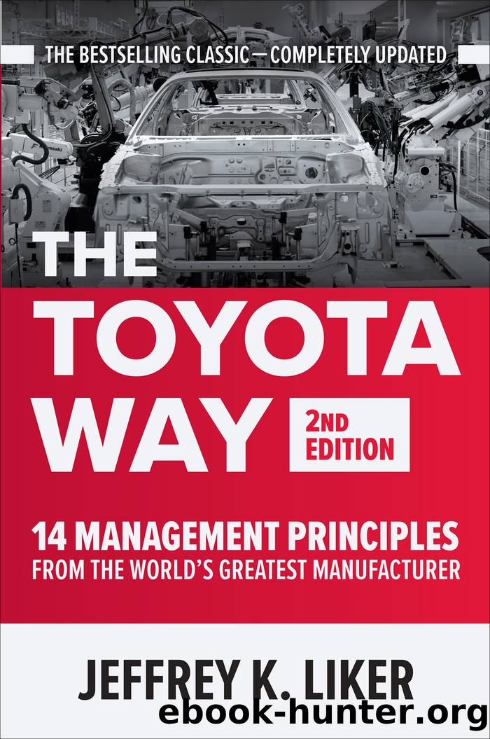 The Toyota Way by Jeffrey K. Liker