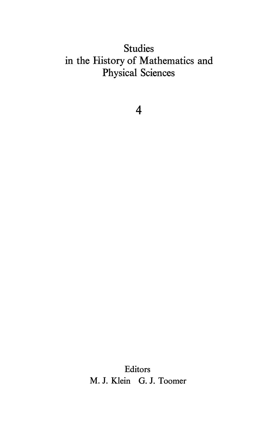 The Tragicomical History of Thermodynamics, 1822â1854 by Clifford Ambrose Truesdell III (auth.)